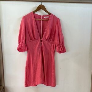 Reformation Linen Simi Dress (8/M)